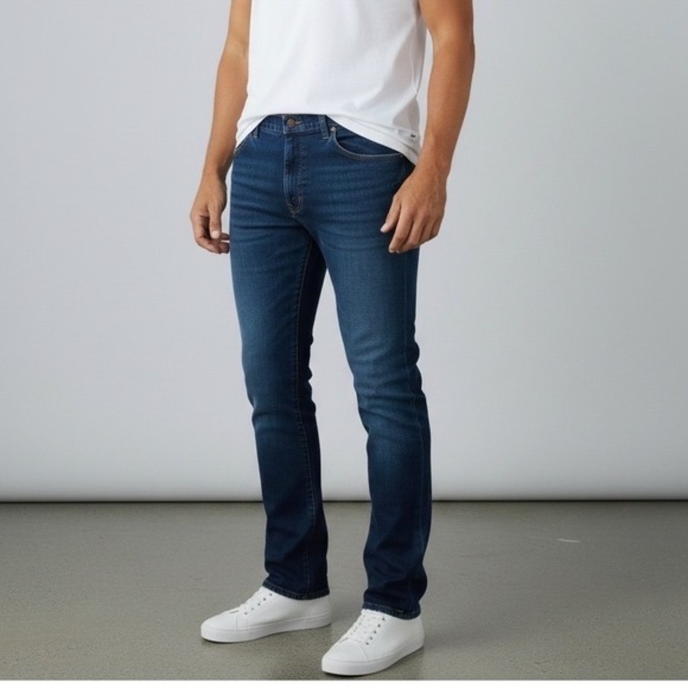 Dickies Mens Jeans Size Relaxed Fit 36x34 Medium Wash Blue Denim Pockets